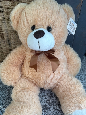 TEDDY BEAR WITH FLOWERS